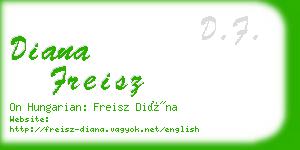 diana freisz business card